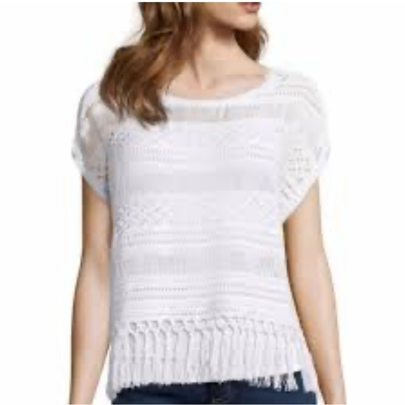 Ana Crocheted Fringe Top - Picture 2 of 6